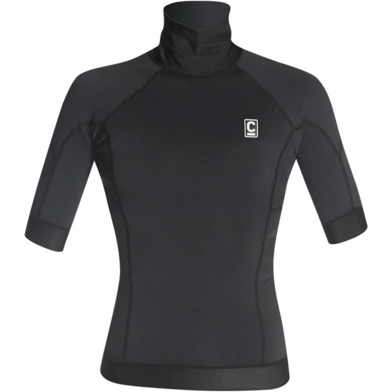 2026 C-Skins Womens Thermal Skins Short Sleeve Vest C-HDISSW - Black